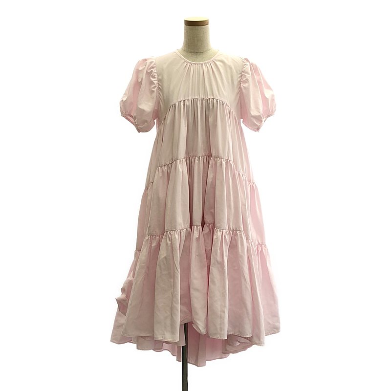 【極美品】Cecilie Bahnsen Alexa ワンピース UK6 CECILIE BAHNSEN】ALEXA DRESS♪関税込み♪ホワイト ワンピース