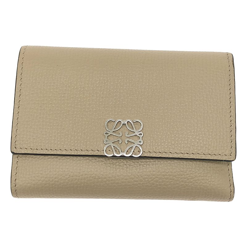 【LOEWE】スモール バーティカル ウォレット ぺブル バーティカル ウォレット スモール（シャイニーナパ