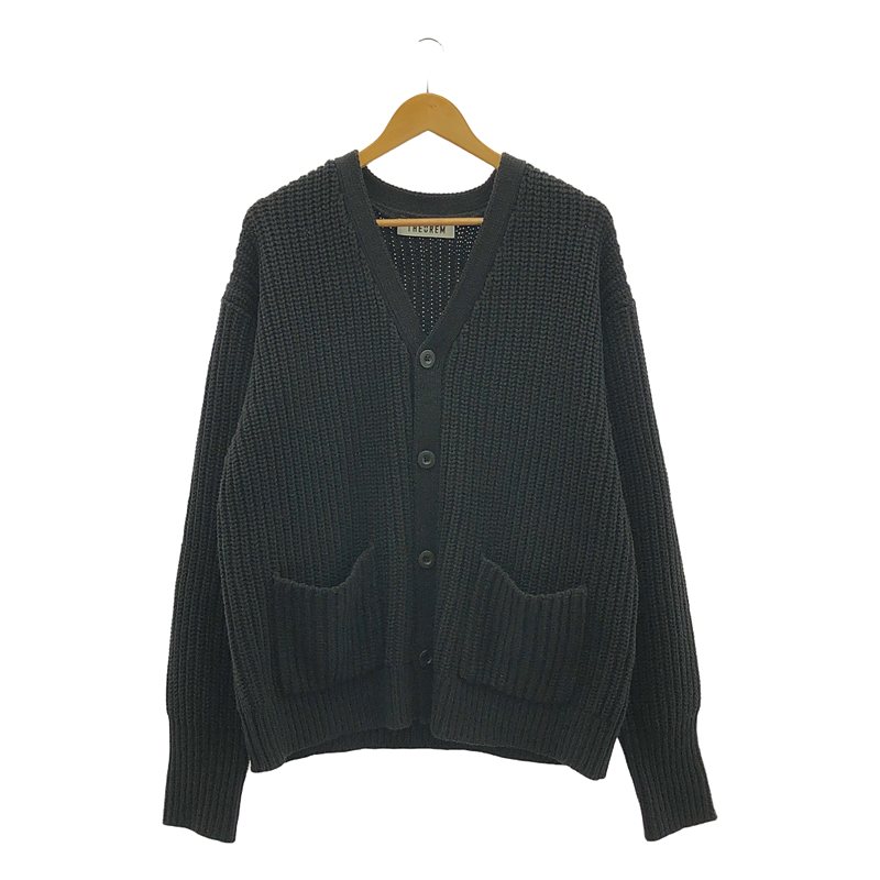THEOREM / セオレム | Laidback Cardigan レイドバック カーディガン | L | ブラック | メンズ