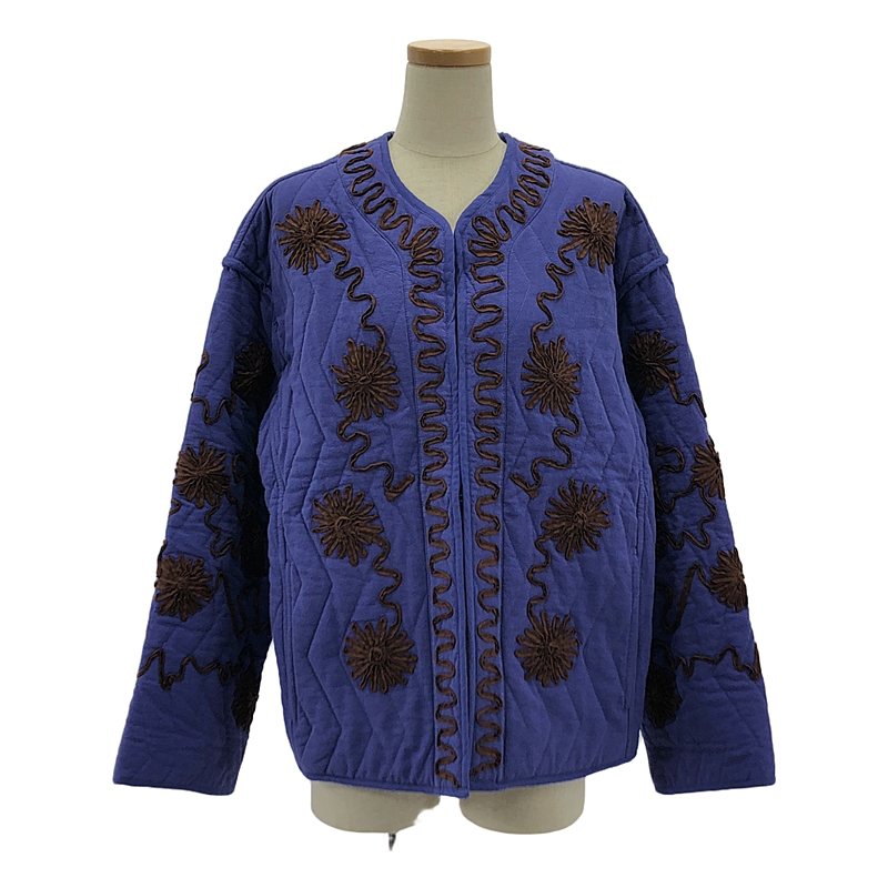 【新品未使用】サラマリカ Sara mallika フラワー柄ジャケット セール】【SARA MALLIKA/サラマリカ】 COTTON FLOWER PATCHWORK