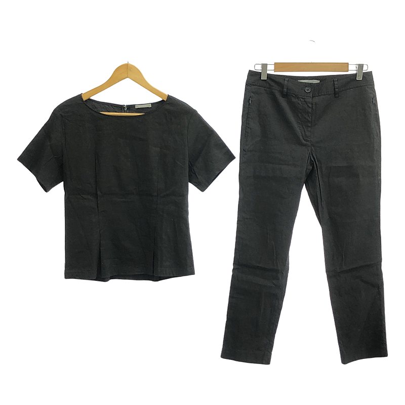 theory luxe パンツスーツセットアップ ブラック　42 wnc セオリーリュクス theory luxe パンツスーツ ベージュ