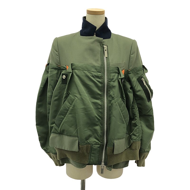 楽天市場】Sacai サカイ ブルゾン サイズ:1 23AW フェイク