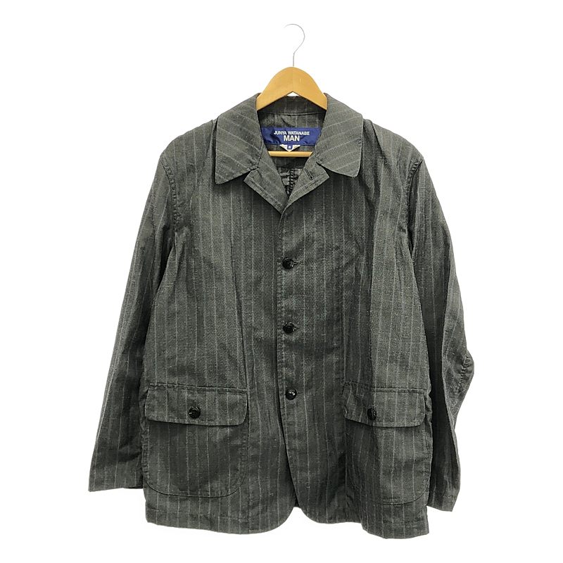 ジュンヤワタナベ　コムデギャルソン　シワ加工　シルク混　絹　ジャケット COMME des GARCONS コムデギャルソン JUNYA WATANABE MAN eYe