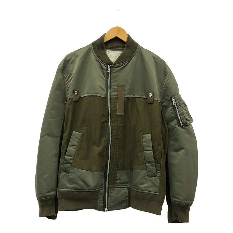 楽天市場】sacai / サカイ | Denim x Nylon Twill Jacket MA-1