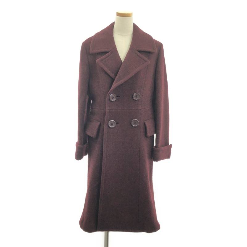 JUNYA WATANABE COMME des GARCONS / ジュンヤワタナベ | 1995AW | ウール ダブル コート | F | ボルドー | レディース｜KLD 店 26,365円