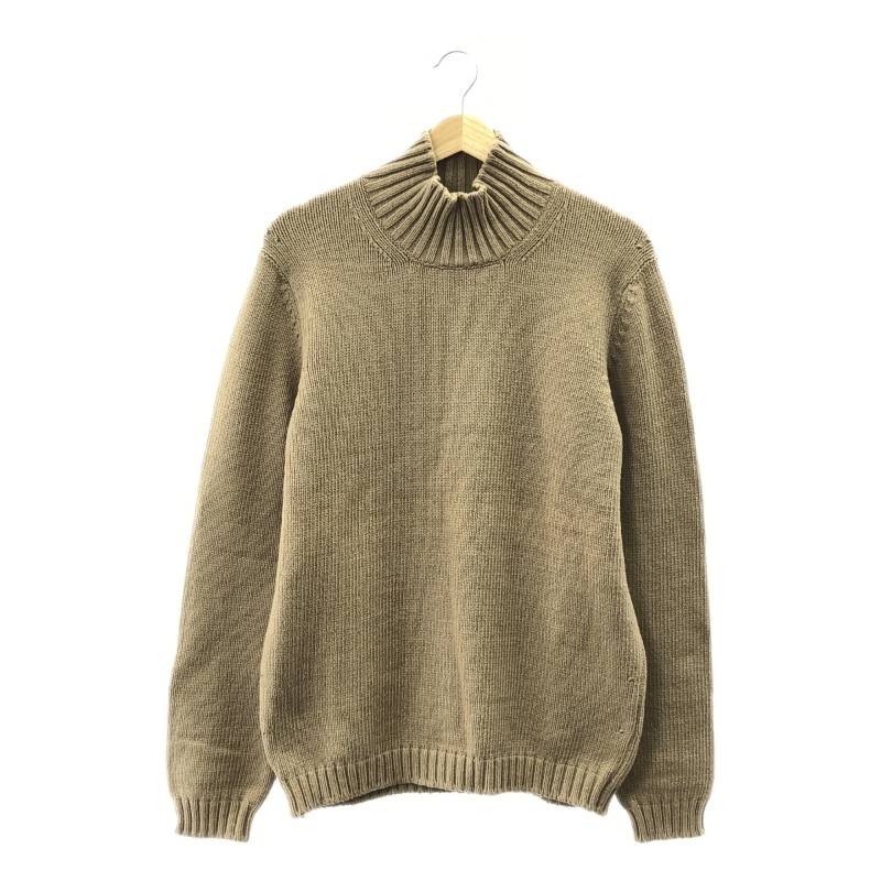 Cruciani / クルチアーニ | コットン混 ハイネック ニット | 52 | ベージュ | メンズ 10,151円