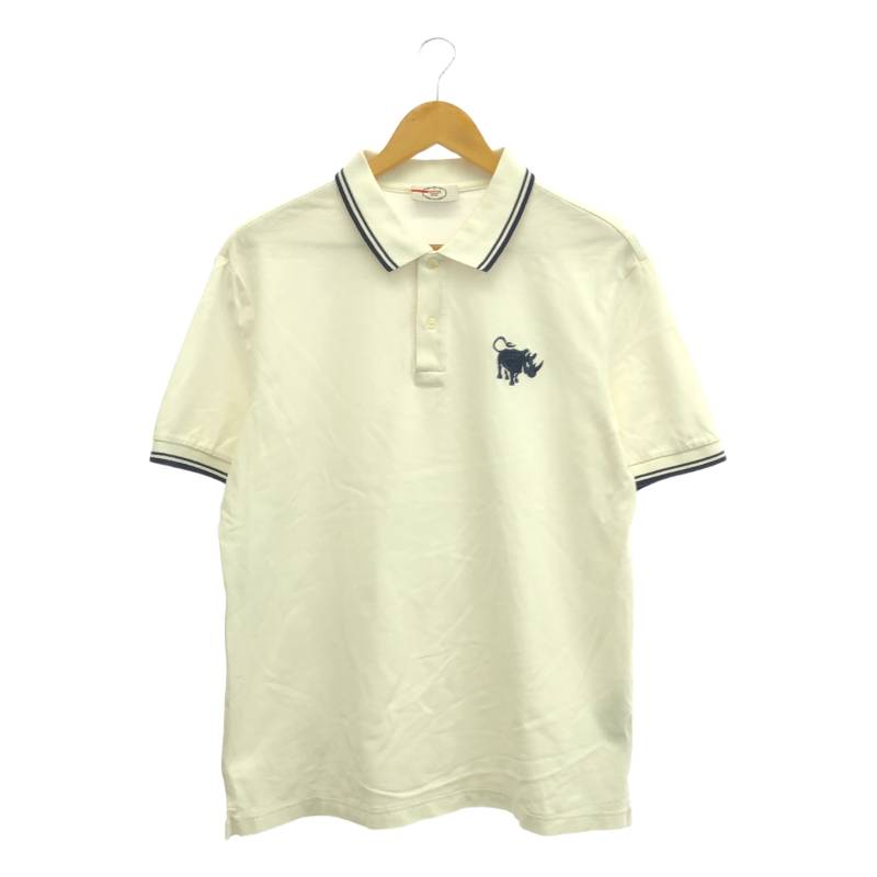 PRADA ブラック ポロシャツ トリコロール襟 praujn444a-1.jpg