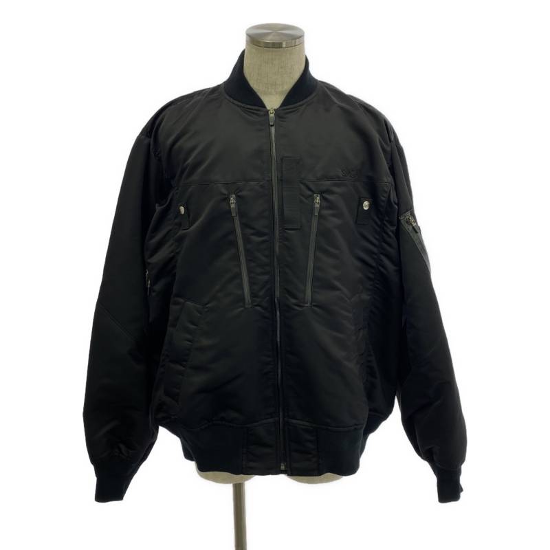 ジャケット・アウター Sacai acronym ma-1 size2 サイズ 2 SACAI x ACRONYM ボンバージャケット MA-1 カーキ