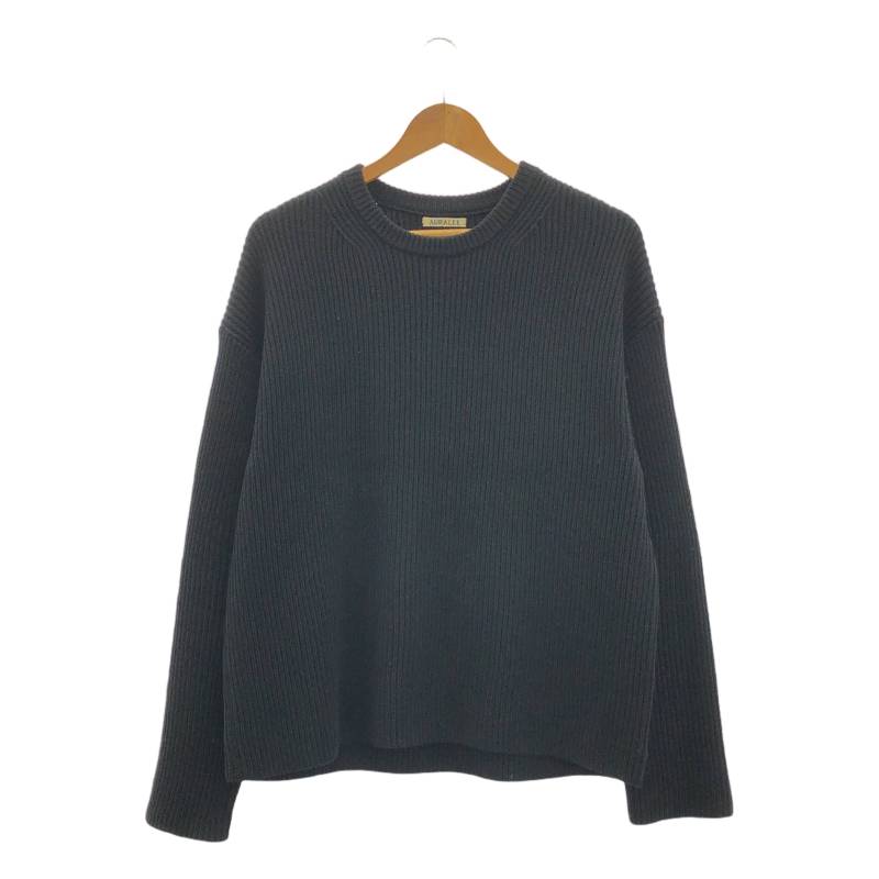 AURALEE - AURALEE / オーラリー | 2022AW | IENA取扱い WOOL FELT YARN MESH ニット | 1 | DARKBROWN | レディース AURALEE - AURALEE / オーラリー | 2022AW | IENA取扱い WOOL