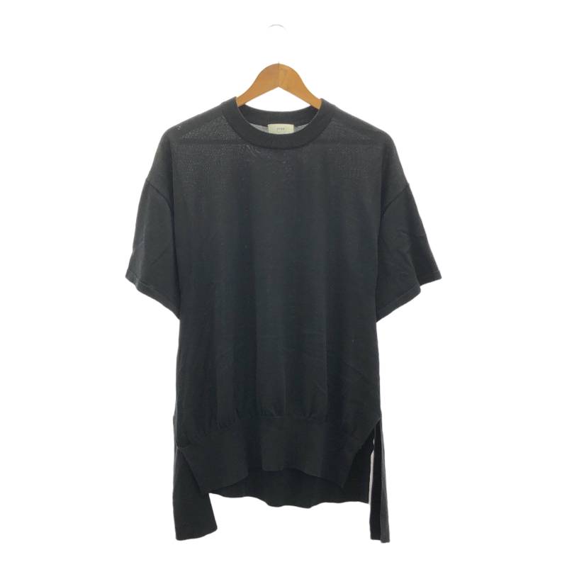 sacai / サカイ | 2017SS | Tribal Lace ドッキング プリント長袖ブラウス | 2 | ネイビー系 | レディース sacai - sacai / サカイ | 2017SS | Tribal Lace ドッキング