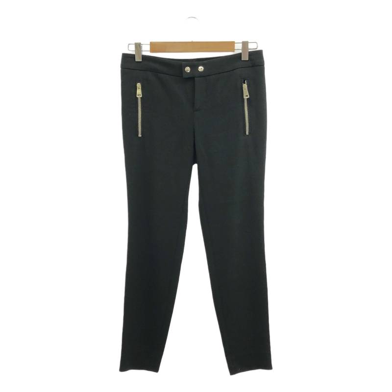 【美品】 GUCCI / グッチ | アセテート ダブルジップポケット スリット スラックスパンツ | 40 | ブラック | レディース｜KLD 店