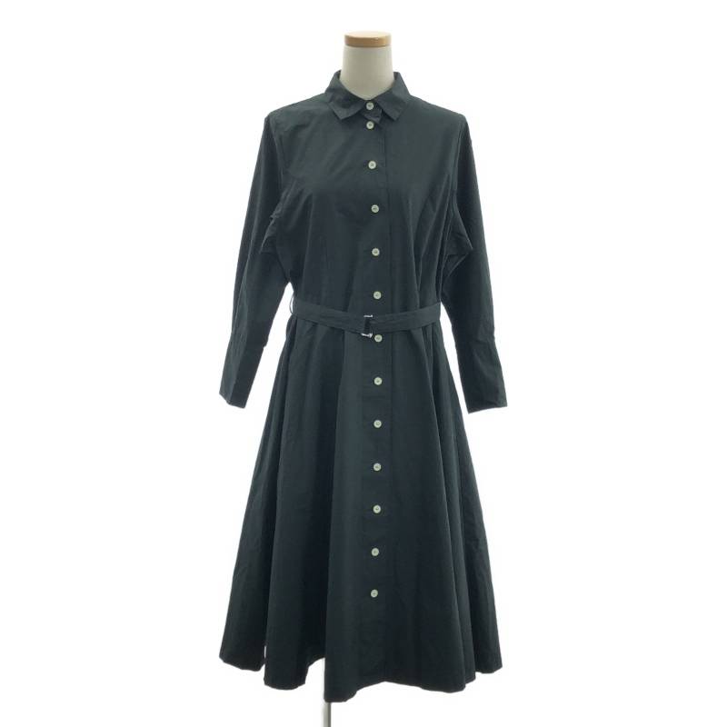 ✩未使用品✩ foufou フーフー リネン ドレス ワンピース 1 ブラック 中古・古着通販】foufou (フーフー) THE DRESS #36 black linen
