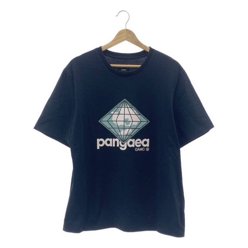 【美品】  OAMC / オーエーエムシー | 2023SS | CELSIAN T SHIRT  独居室シアン 刷り上げる プルオーバー | S | 黒いこと | メンズ