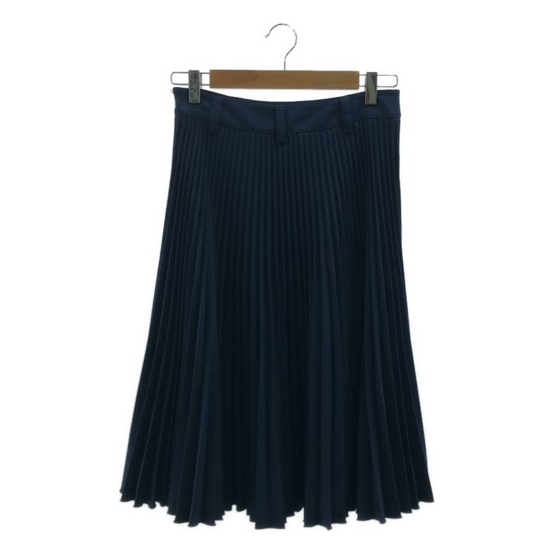 PRADAスカートサイズ40 □ 46408☆年 PRADA プラダ タック スカート 40 ブラック - メルカリ