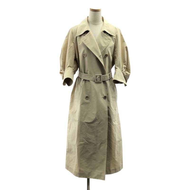 PRADA / プラダ | パフスリーブ トレンチコート | 38 | ベージュ | レディース 38,663円