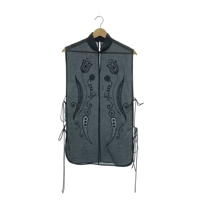 riko　美品　cccmalieシーマリー　ベストBLACK 楽天市場】【中古】mame kurogouchi ｢Cording Embroidery Detail