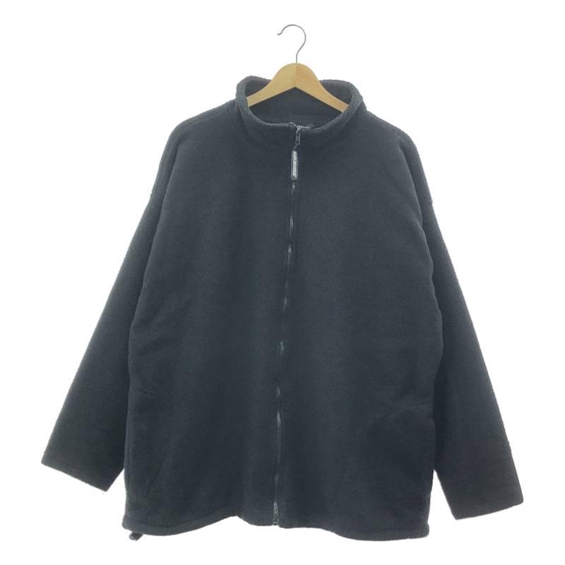 VINTAGE / ヴィンテージ古着 | 1990s ヴィンテージ BLACK MOUNTAIN フリース ジップアップ ジャケット 無地 | XL | ブラック | メンズ｜KLD 店
