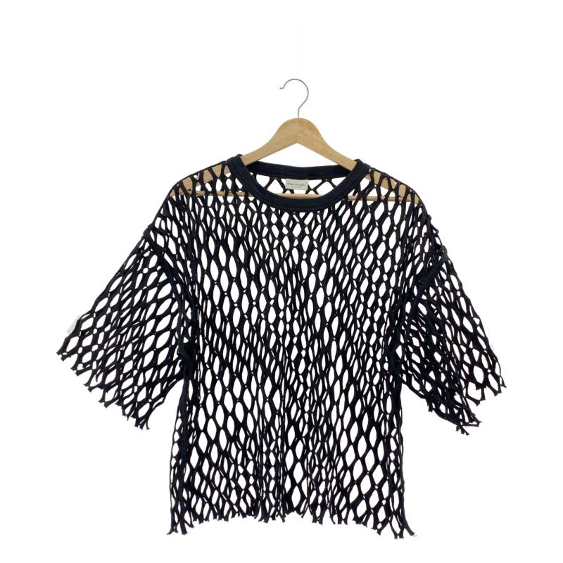個性的【Dries Van Noten】ドレープ Tシャツ メッシュ 25SS新作 350531130_1.jpg