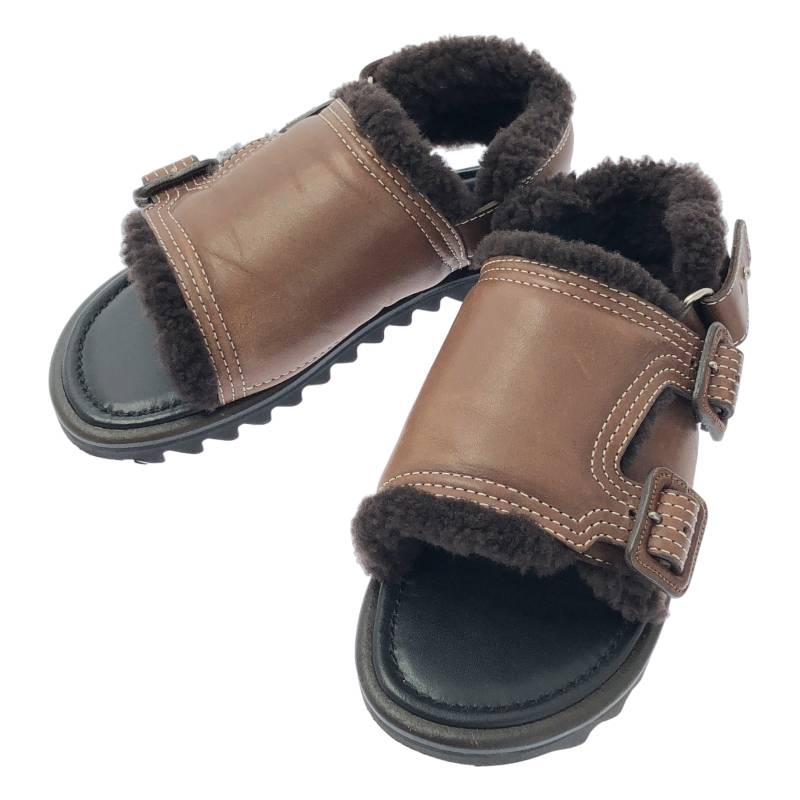 AURALEE レザーベルトサンダル　foot the coacher AURALEE オーラリー × FOOT THE COACHER フットザコーチャー