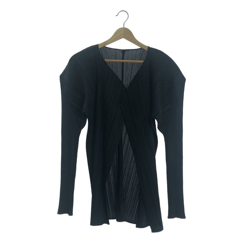 PLEATS PLEASE ISSEY MIYAKE◆カーディガン(薄手)/4/ポリエステル/BLK/総柄/PP91-J0566 楽天市場】PLEATS PLEASE ISSEY MIYAKE / プリーツプリーズ