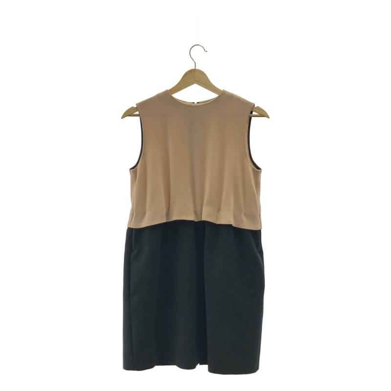 美品！YOKO CHAN ノースリーブVネックワンピース 36 楽天市場】YOKO CHAN / ヨーコチャン | バイカラーVネック ワンピース