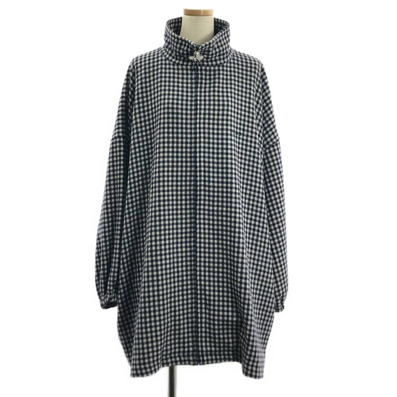 VETEMENTS ヴェトモン　モノグラム　ナイロン　コート　美品 VETEMENTS ヴェトモン ナイロンコート オーバーサイズ レイン