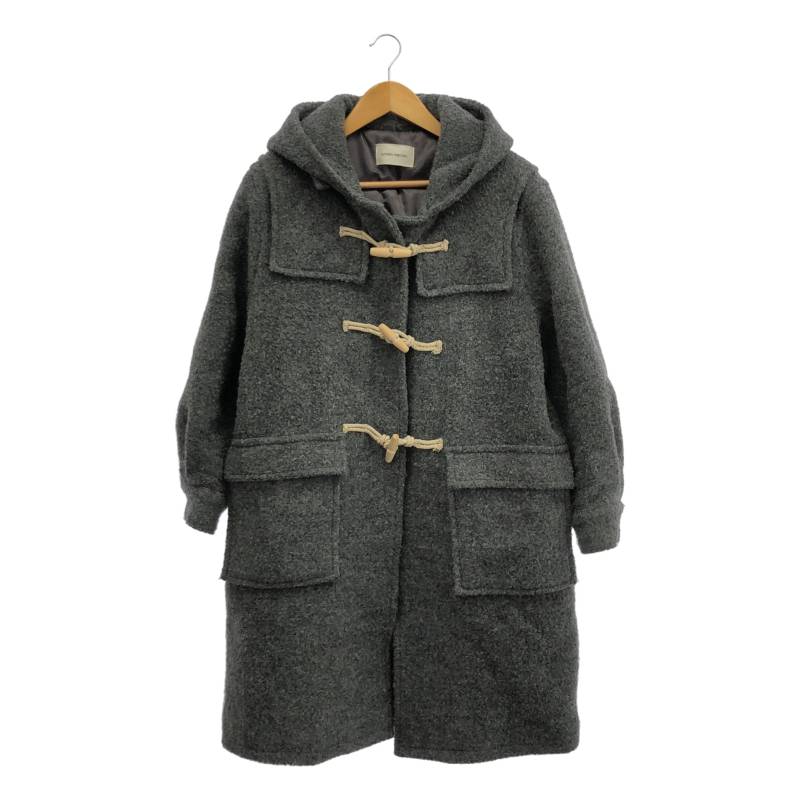 NOTHING WRITTEN / ナッシングリトゥン | Classic Duffle Coat / Thinsulate / ウール ダッフル オーバー コート フーディ / 総裏地 | グレー | レディース|KLD 店