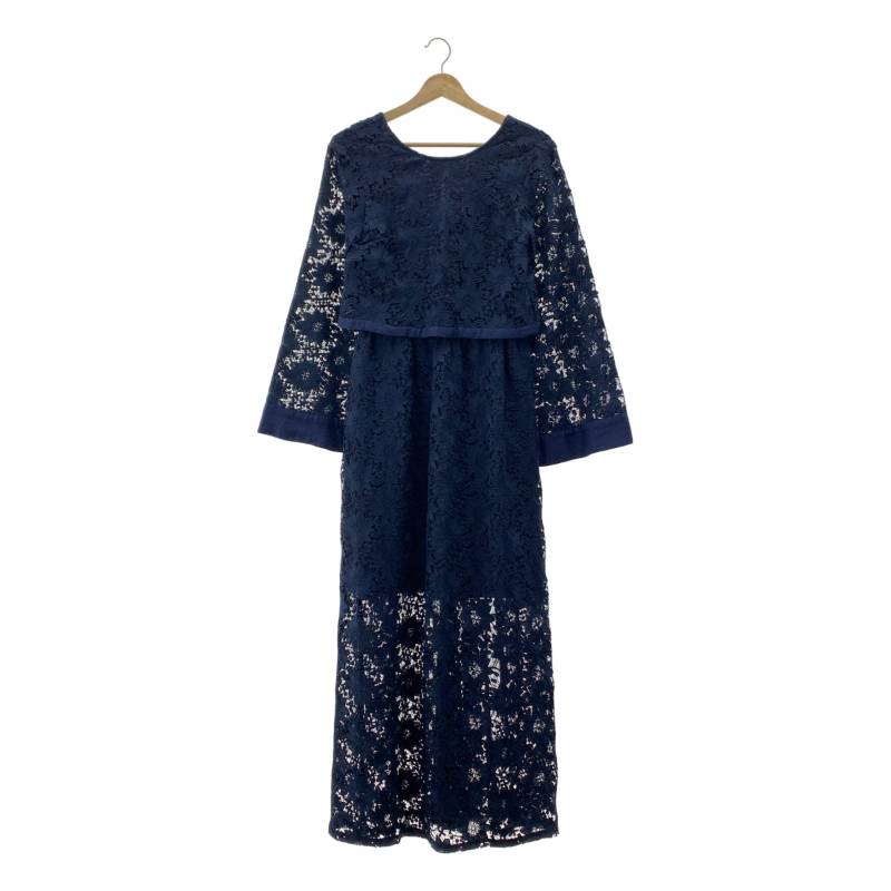 新品タグ付きウールカシミヤパデッドショルダードレスマイラン