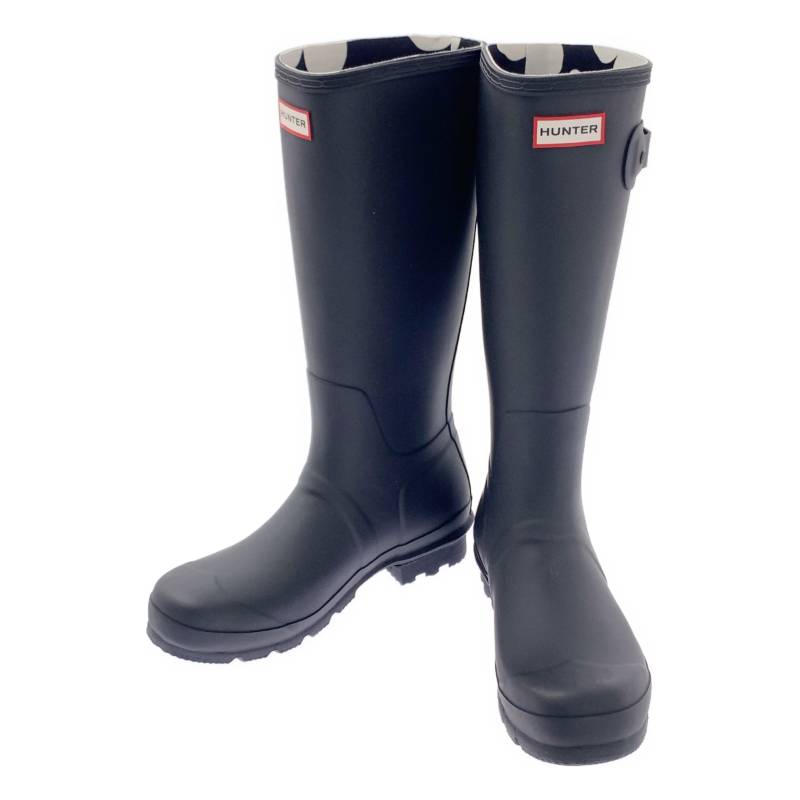 【新品】 KENZO / ケンゾー | 2023AW | × HUNTER ハンターコラボ WELLINGTON BOOT BOKE FLOWER ボケフラワー ラバー ウェリントンブーツ | 42 | ブラック | メンズ