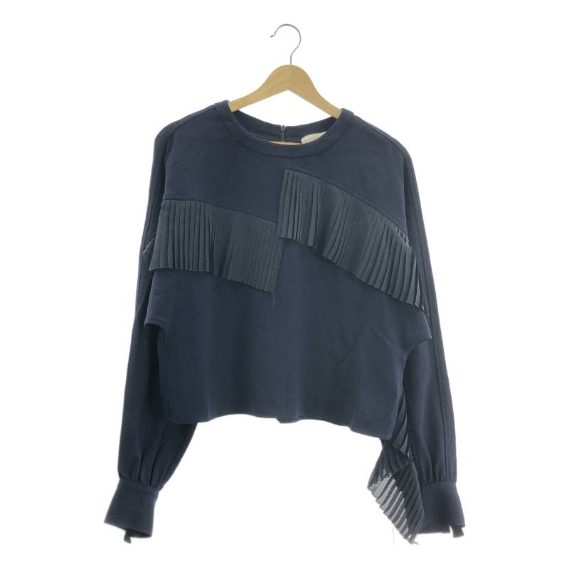 GOLDEN GOOSE / ゴールデングース | プリーツ プルオーバー トップス ブラウス | XS | ネイビー | レディース｜KLD 店