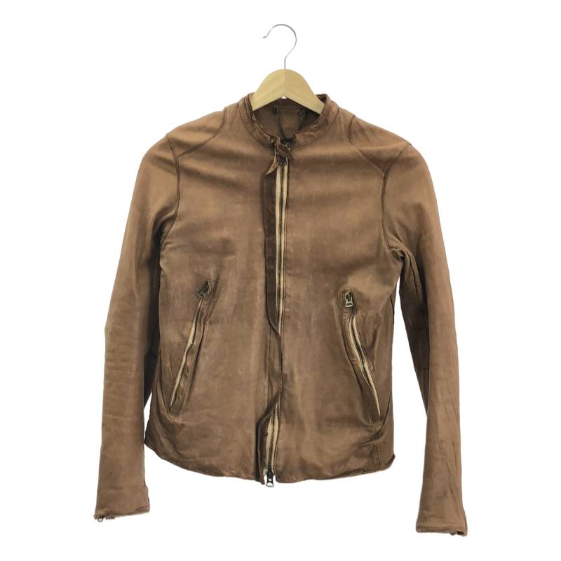 専用　sisii シングルライダースウォッシャブルレザージャケット　牛革　XXS 楽天市場】【40％OFF】sisii シシ シングルライダース