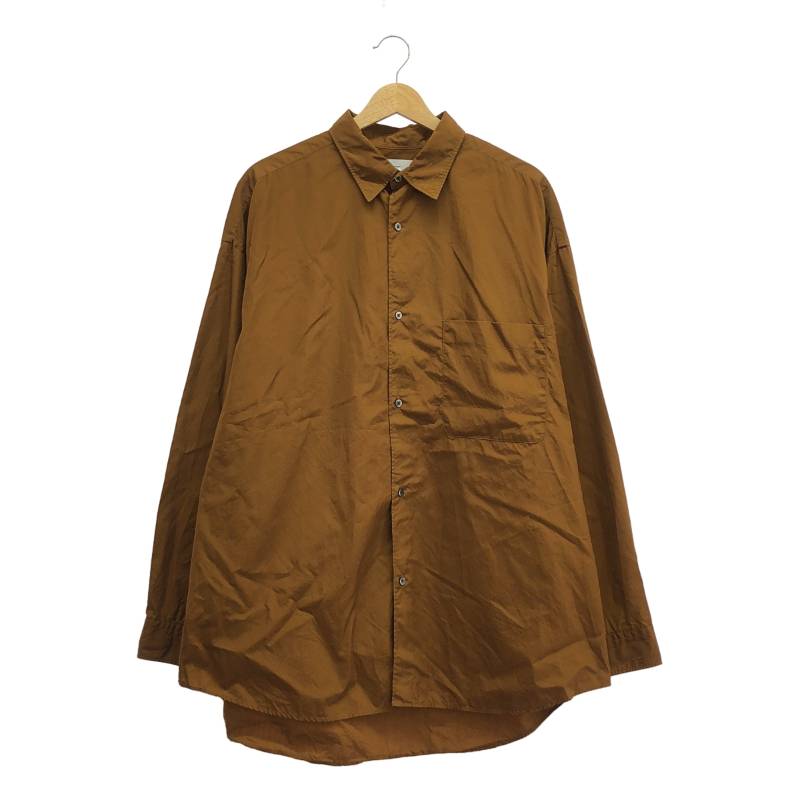 Graphpaper オーバーサイズシャツ　ベージュ Graphpaper (グラフペーパー) Broad L/S Oversized Regular