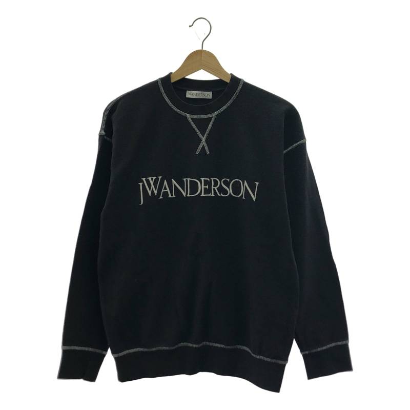 【クリーニング済み】JW ANDERSON スウェット　トレーナー　ブラック クリーニング済み】JW ANDERSON スウェット トレーナー ブラック