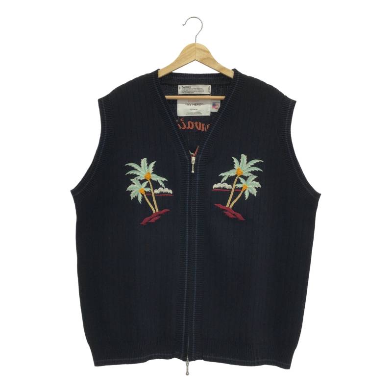 DAIRIKU ナイロンベスト 楽天市場】【中古】DAIRIKU 21SS LOVE Hand Embroidery Argyle