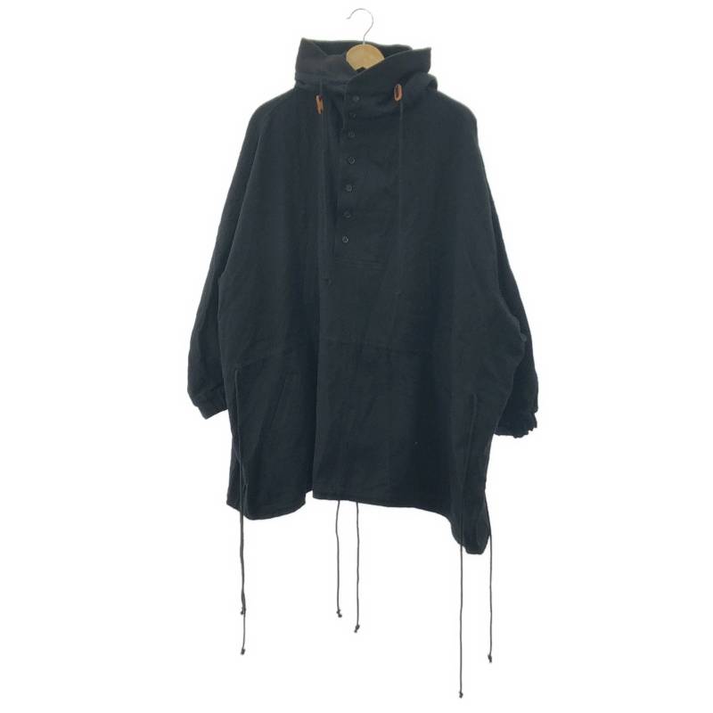 REGULATION Yohji Yamamoto / レギュレーションヨウジヤマモト | ウール スモッグパーカー | 2 | ブラック | レディース