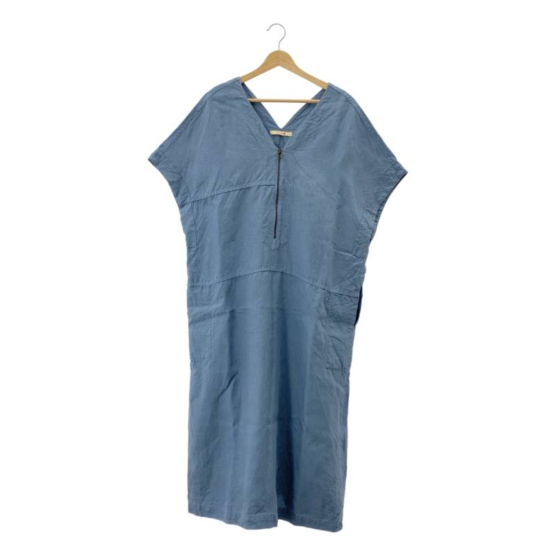 BACCA / バッカ | リネン ノースリーブ カフタン ワンピース | 36 | ブルー | レディース｜KLD 店