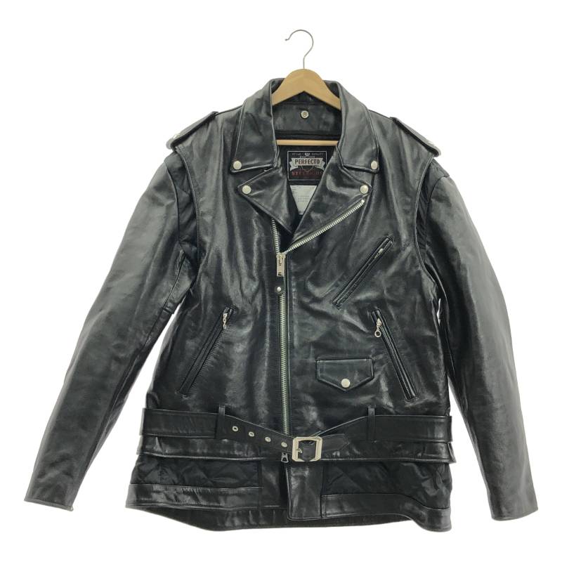 サイズ1 SACAI 22AW Schott  レザーライダースジャケット 極美品□Sacai サカイ Schott 2022年製 22-02876M レザー