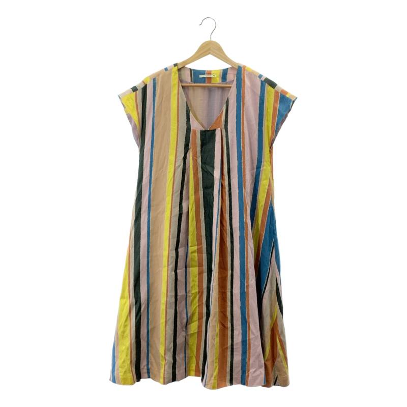 mina perhonen / ミナペルホネン | multistripe 縞模様 ティーシャツ 衣装 | 36 | マルチ色つや | レディース