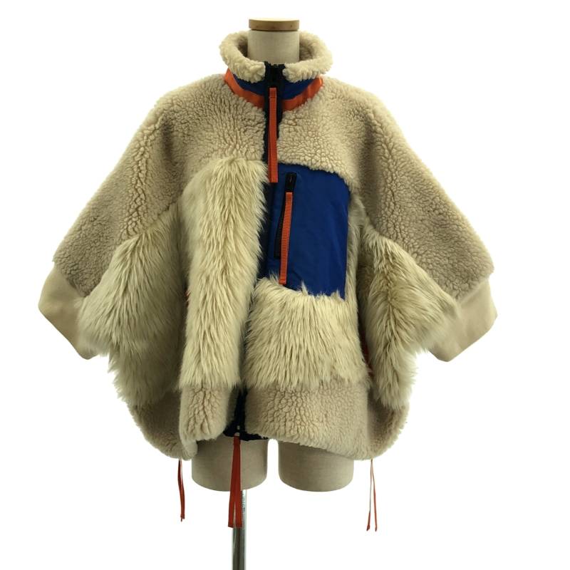 楽天市場】【中古】sacai×KAWS21AW｢Jacquard Knit Poncho