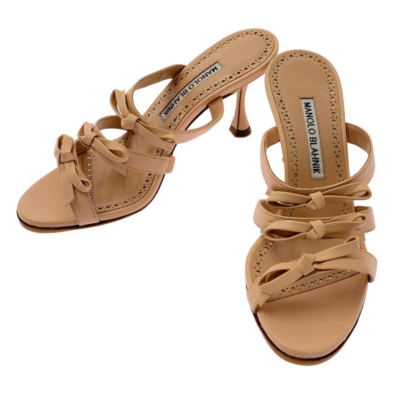 楽天市場】MANOLO BLAHNIK マノロブラニク ミュール HOURAMUFLAT