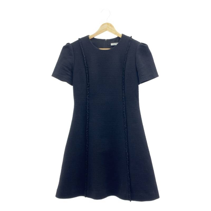 【美品】  FOXEY NEW YORK / フォクシーニューヨーク | イヴェット 綿織物 ツィード 衣装 | 38 | 黒いこと | レディース