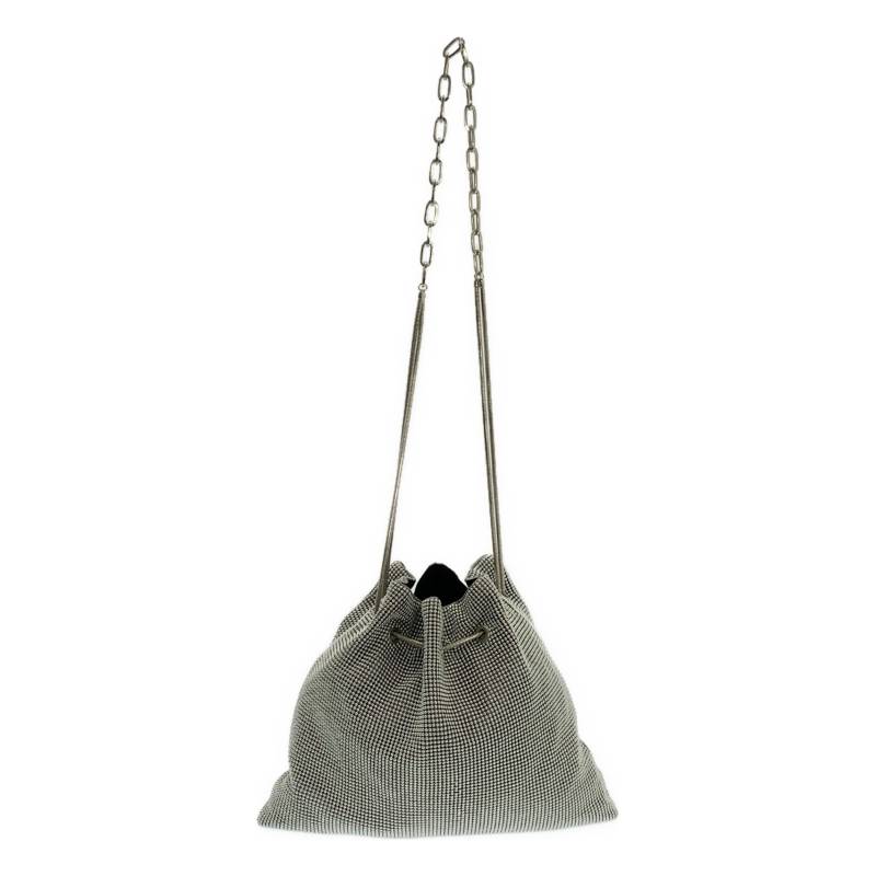 【美品】 BIGOTRE / ビゴター | PURSE BALL / チェーン ショルダーバッグ | silver | レディース