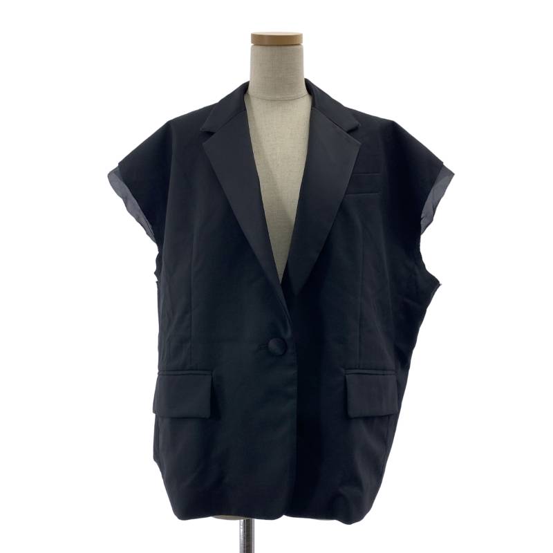 sacai / ベスト サイズ001 中古・古着通販】sacai (サカイ) 中綿ベスト ブラック サイズ:3