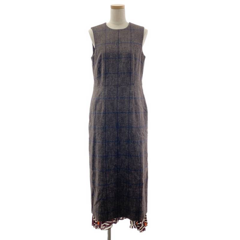 【美品】  sawa takai / サワ タカイ | 2023AW | SLIT LAYERED DRESS / 細長い切口 花の冠yd 衣嚢付き添い人 御召しもの 衣装 | S | ASSORRED | レディース