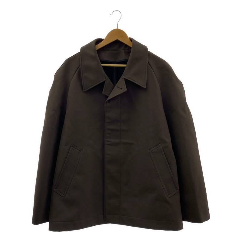 LEMAIRE ダークグレー コットンジャケット Lemaire Coated cotton jacket Lemaire