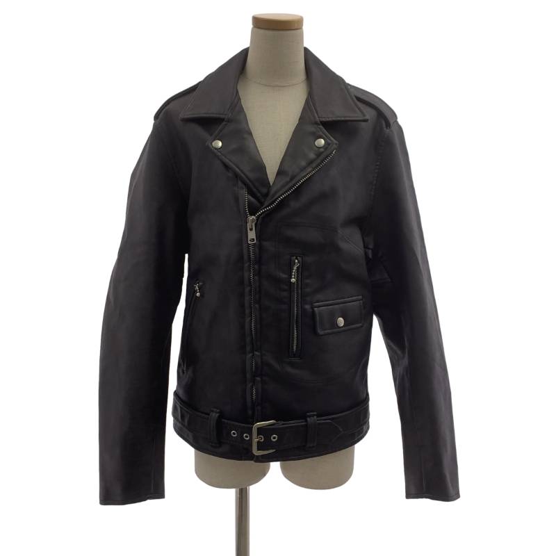 【美品】ジュンヤワタナベ　22AW　ライダースジャケット　牛革　レザー　再構築 JUNYA WATANABE ジュンヤワタナベ 22AW 再構築 ライダース ジャケット