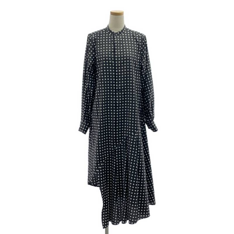 楽天市場】HYKE ハイク 23AW CUPRO CHECK PUSSY BOW DRESS チェック