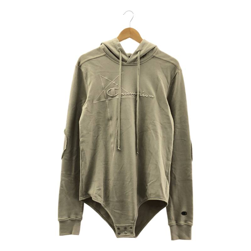 Rick Owens / リックオウエンス | Champion Logo Popover Hoody ロゴ プルオーバー フーディー | S | ベージュ | レディース