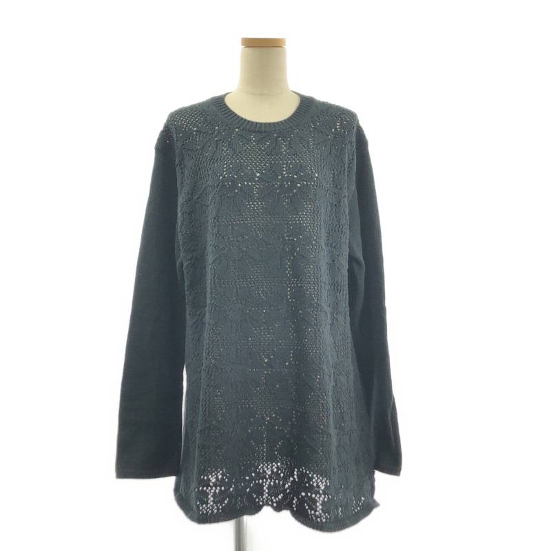 【美品】 COMME des GARCONS COMME des GARCONS / コムコム | 2023SS | コットン オーバーシルエット ニット セーター | S | ブラック | レディース｜KLD 店