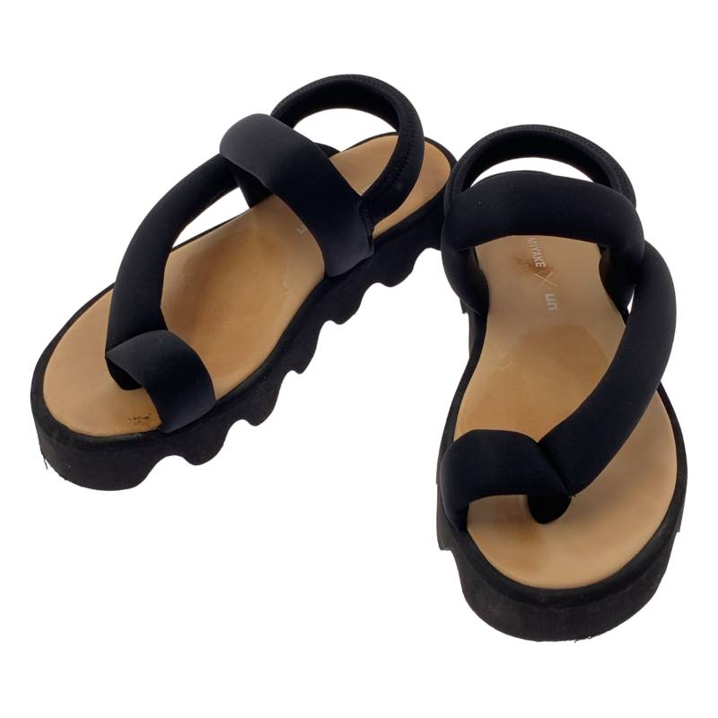 ISSEY MIYAKE / イッセイミヤケ | × UNITED NUDE Bounce Sandal サンダル | 38 | ブラック/ベージュ | レディース 9,055円